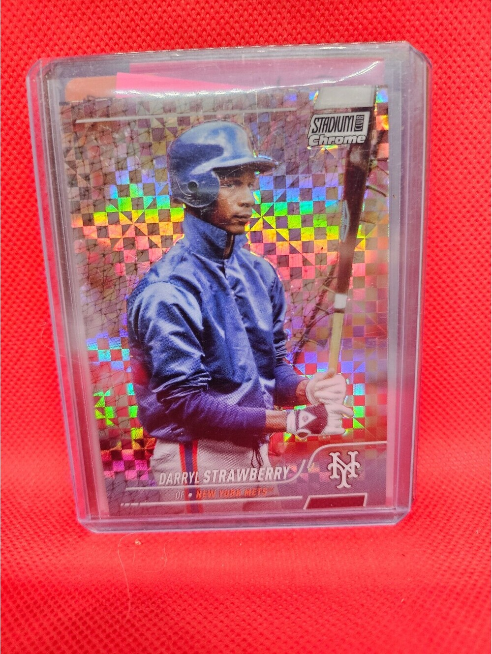 Darryl Strawberry [Xfractor insert] #164  - 2022 Stadium Club Chrome